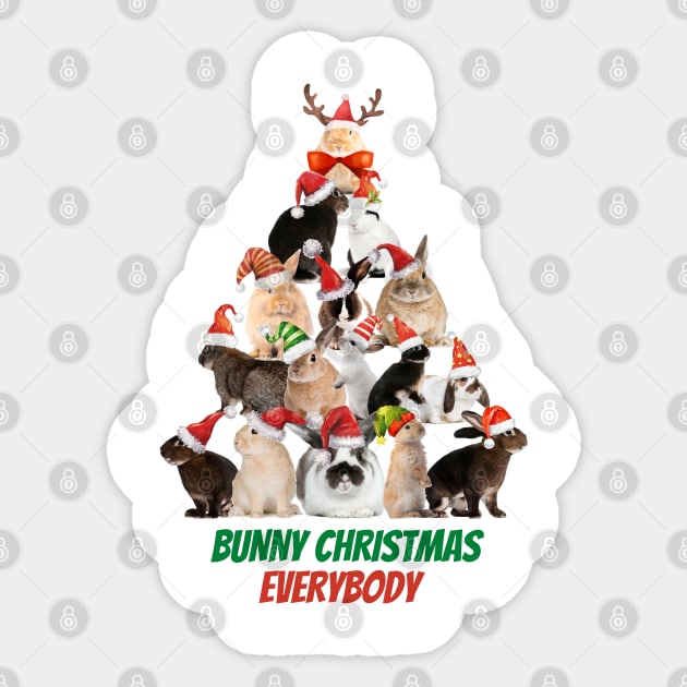 Funny Bunnies Tree Sticker by divinoro trendy boutique